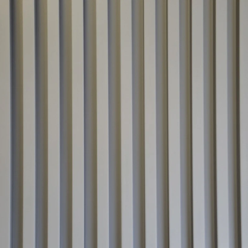 Light Gray Slat Wood Panel