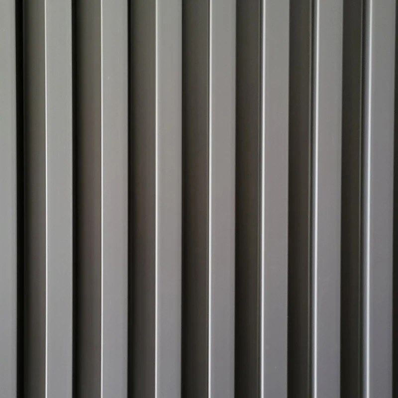 Dark Gray Slat Wood Panel